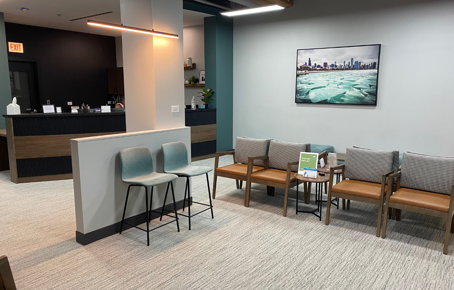 Lakeview Orthodontist Waiting Area